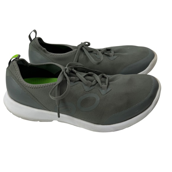OOFOS Other - OOFOS OOmg Sport Low Shoe Mens 11 Green Gray Recovery Sneaker